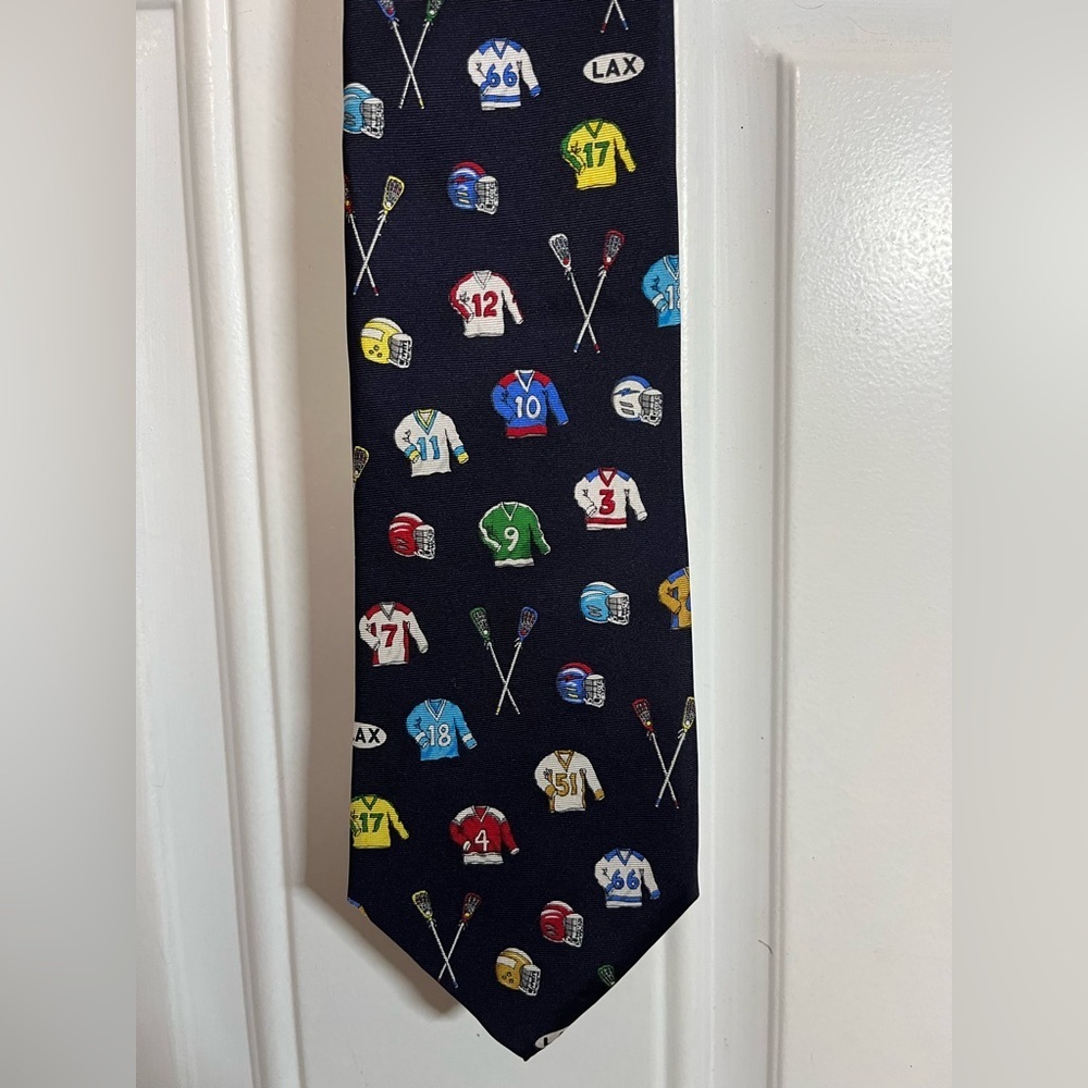 Collegiate Sports Lacrosse LAX Tie Stamford Connecticut Alynn Neckwear